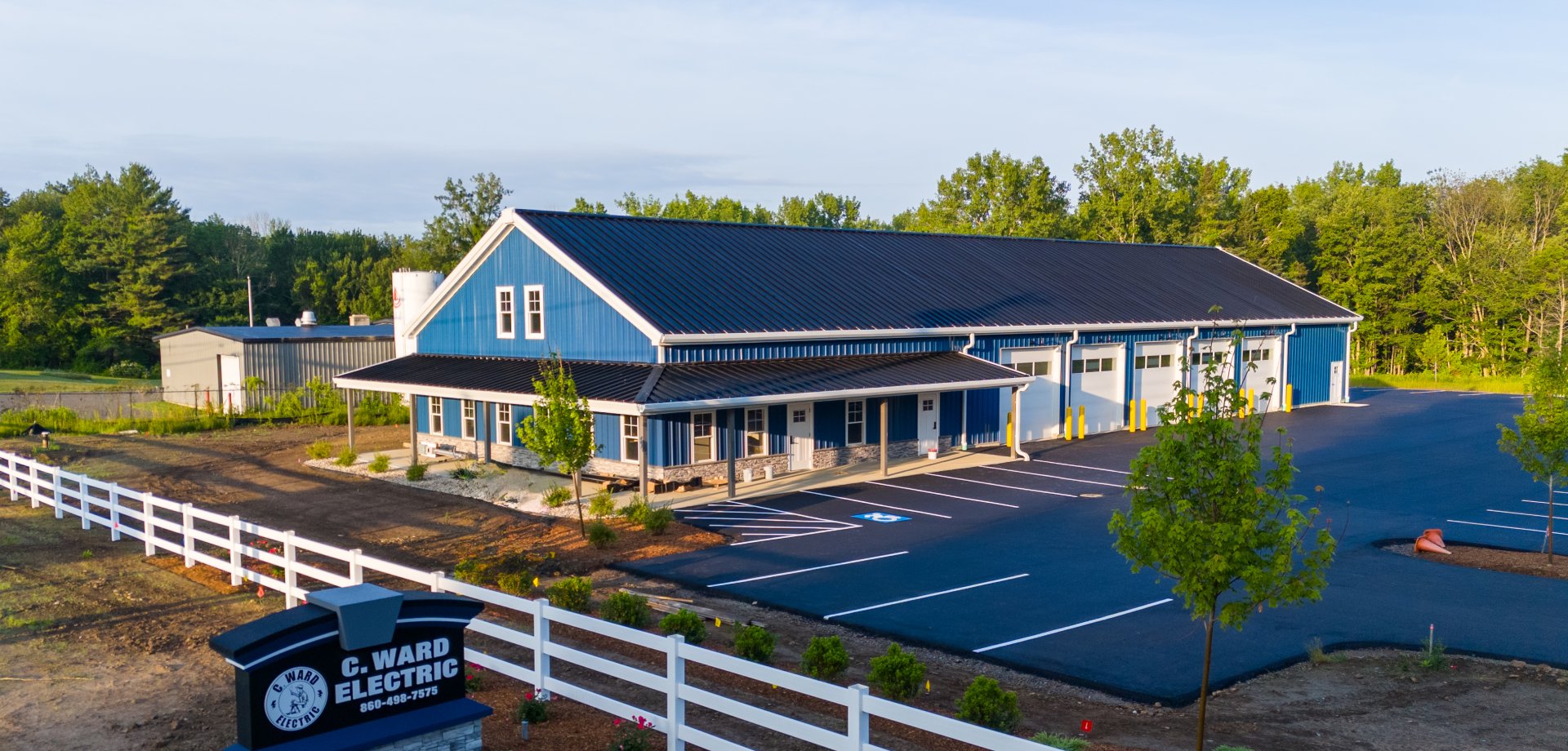 Office and Shop for electrical contractor. Coventry, CT